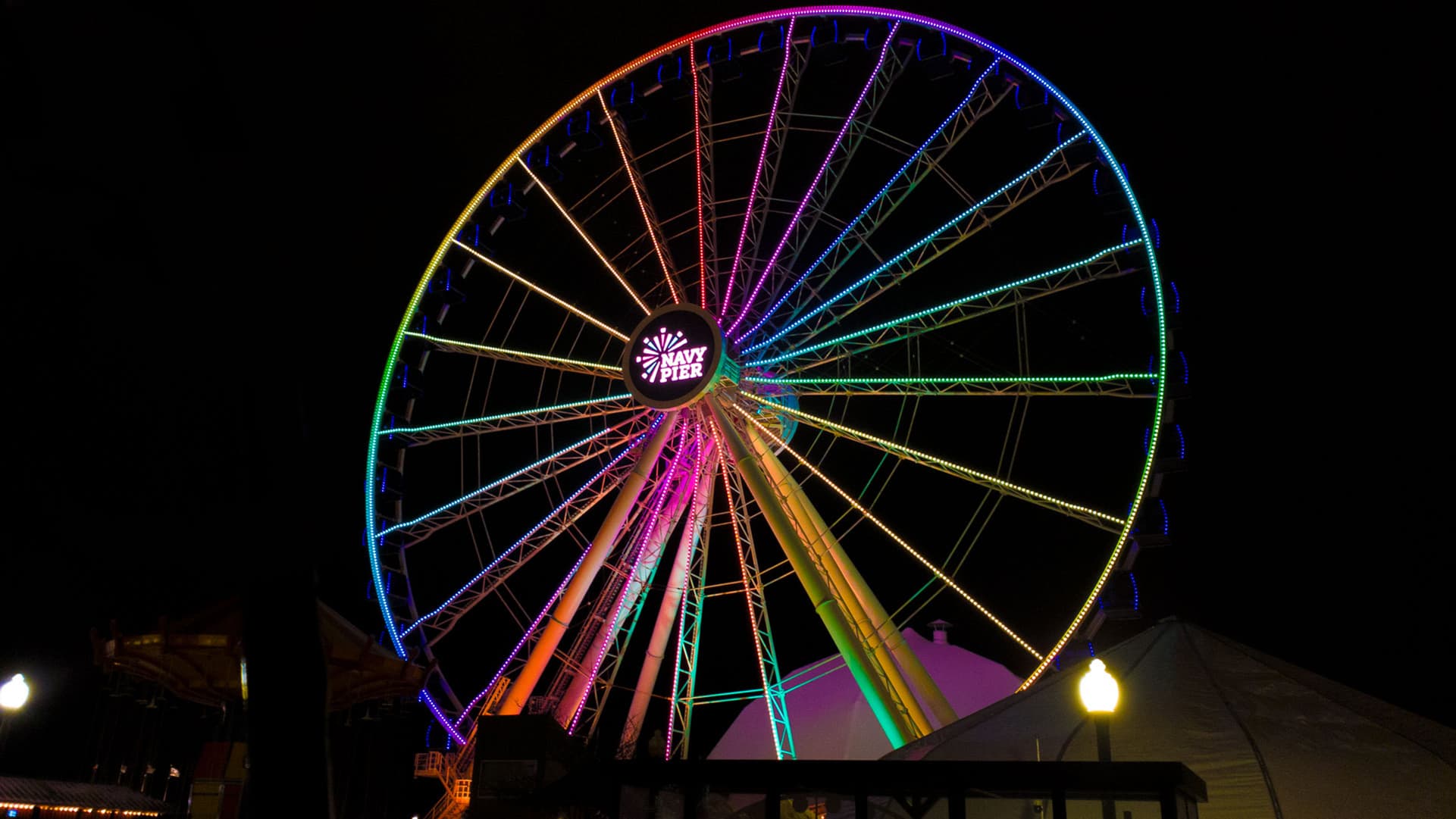The Centennial Wheel-Lighting